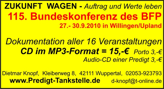 115. Bundeskonferenz des BFP