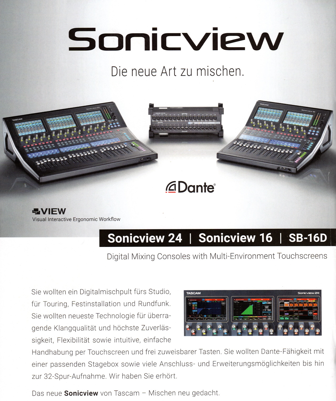 TASCAM Sonicview